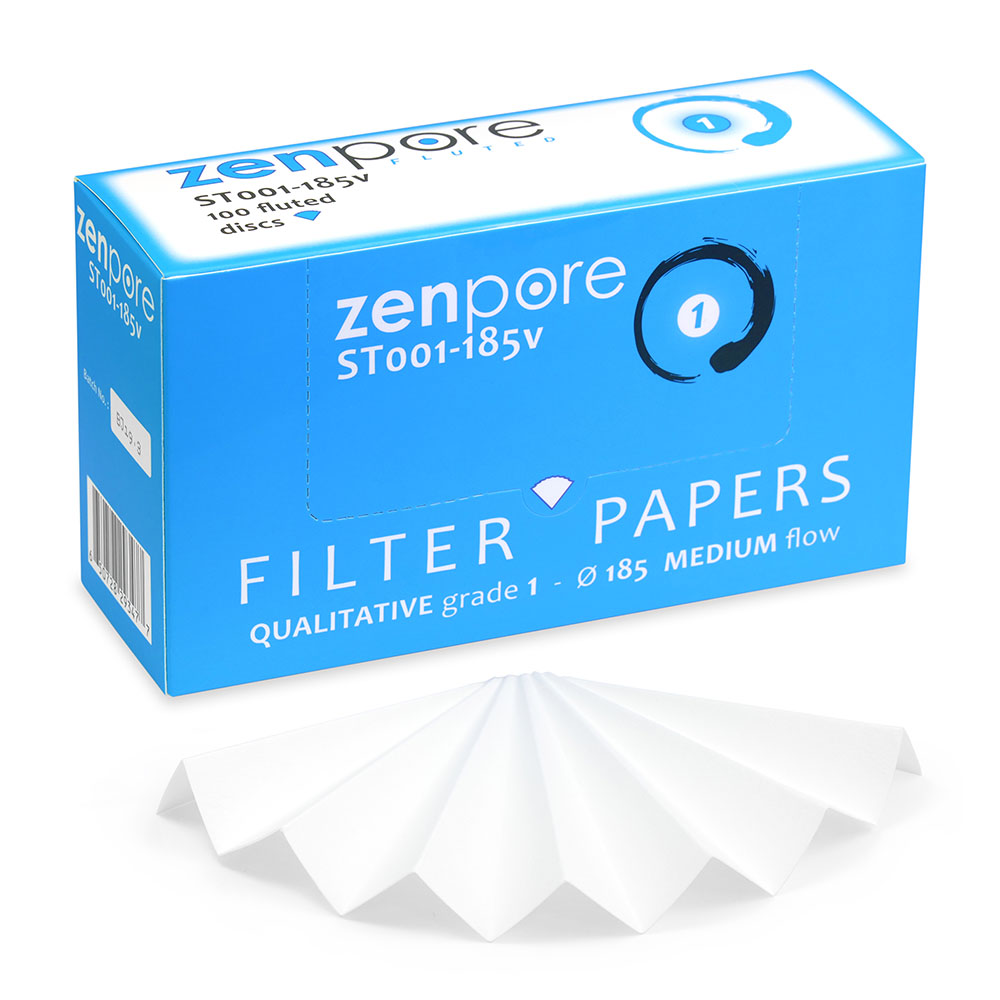ZENPORE Medium Flow 110 mm 11 cm Lab Filter Paper Standard Qualitative Grade 1 100 Discs